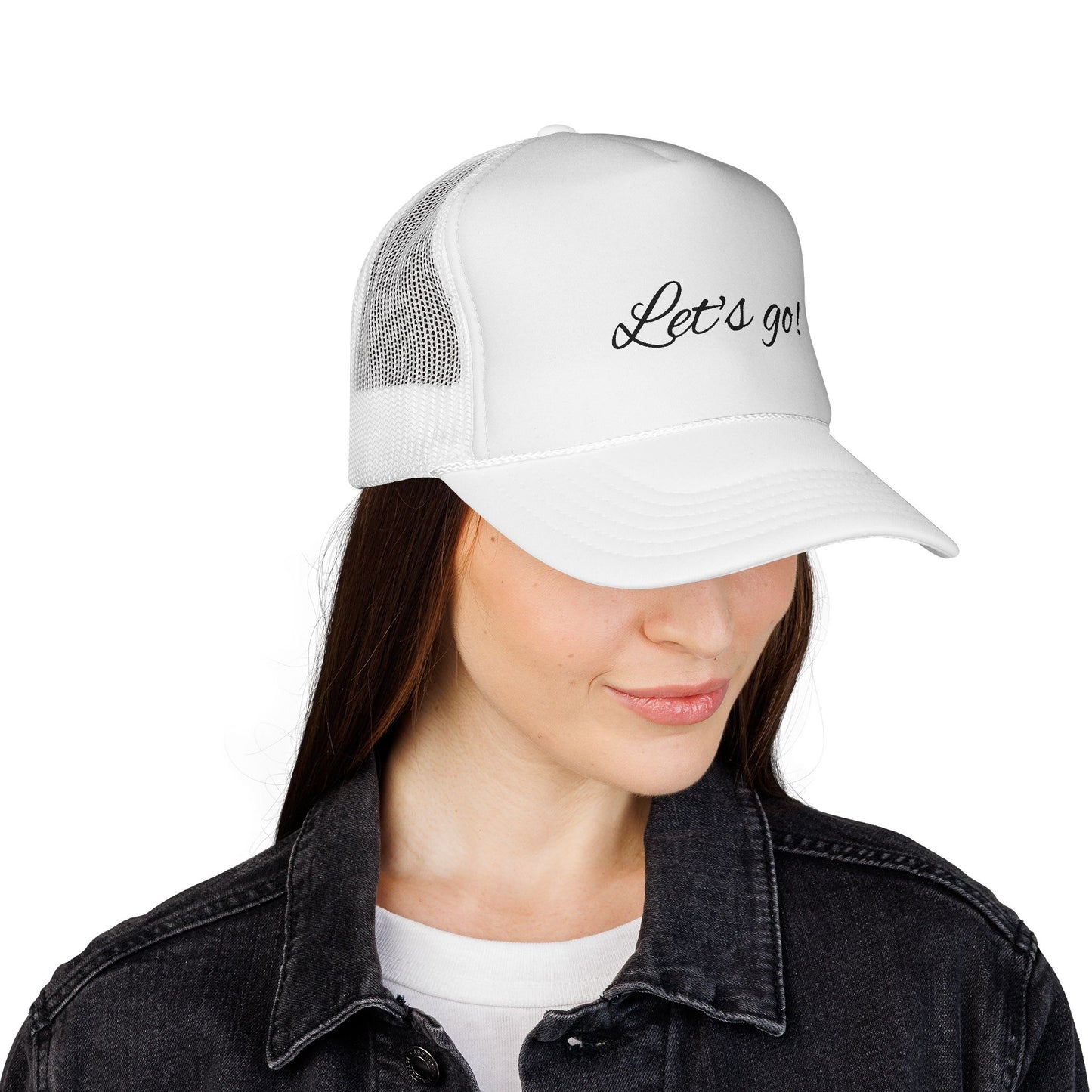 Motivational Trucker Cap - "Let's Go!"