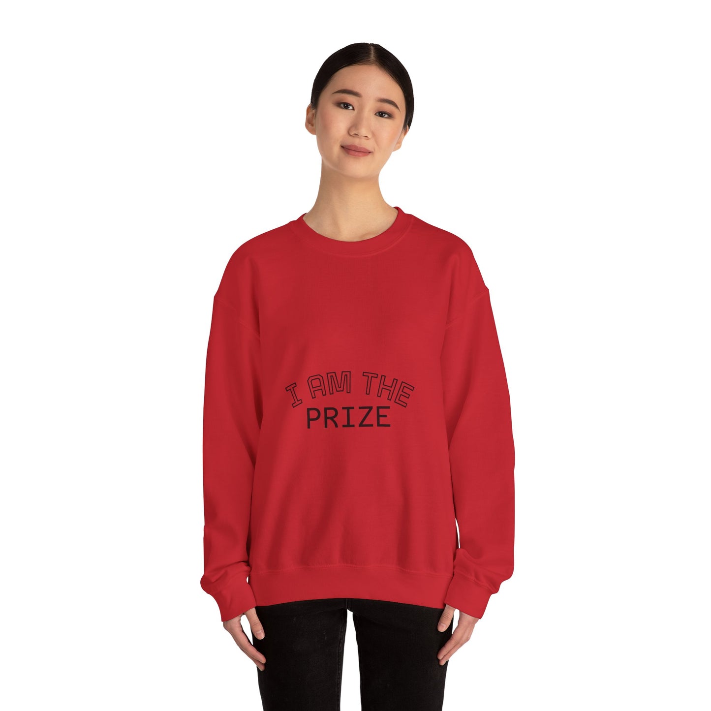 Motivational Unisex Crewneck Sweatshirt - 'I Am The Prize'