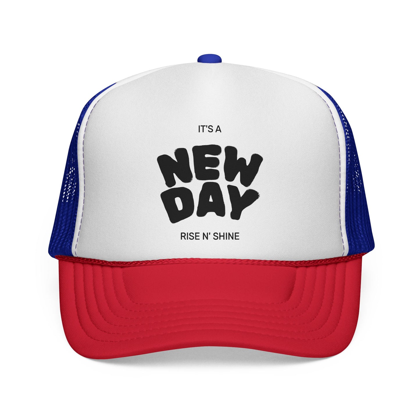 Rise N' Shine Trucker Cap - It's a New Day Hat for Positive Vibes