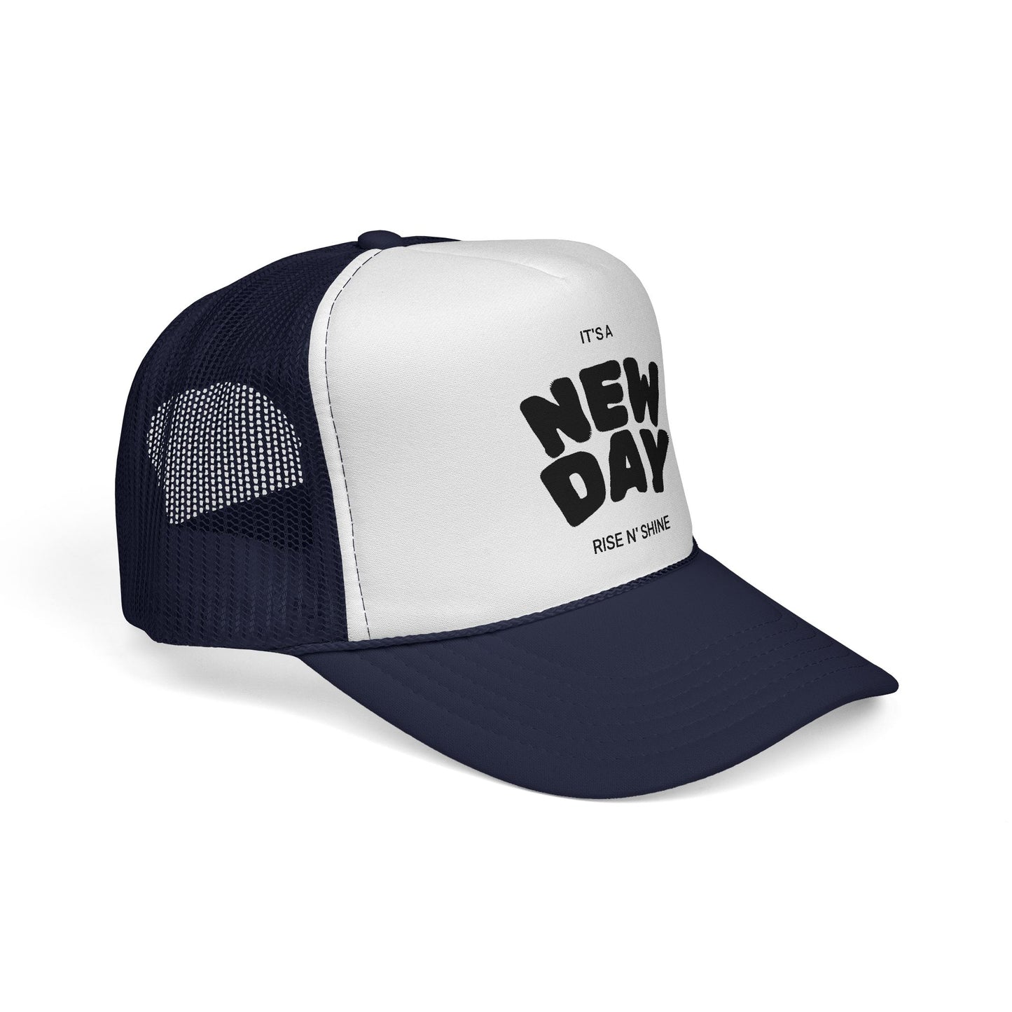 Rise N' Shine Trucker Cap - It's a New Day Hat for Positive Vibes