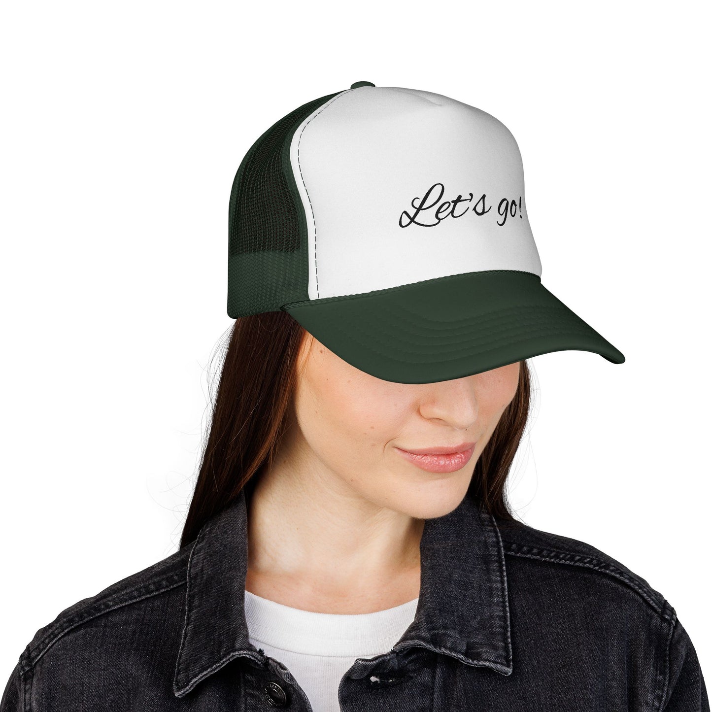 Motivational Trucker Cap - "Let's Go!"