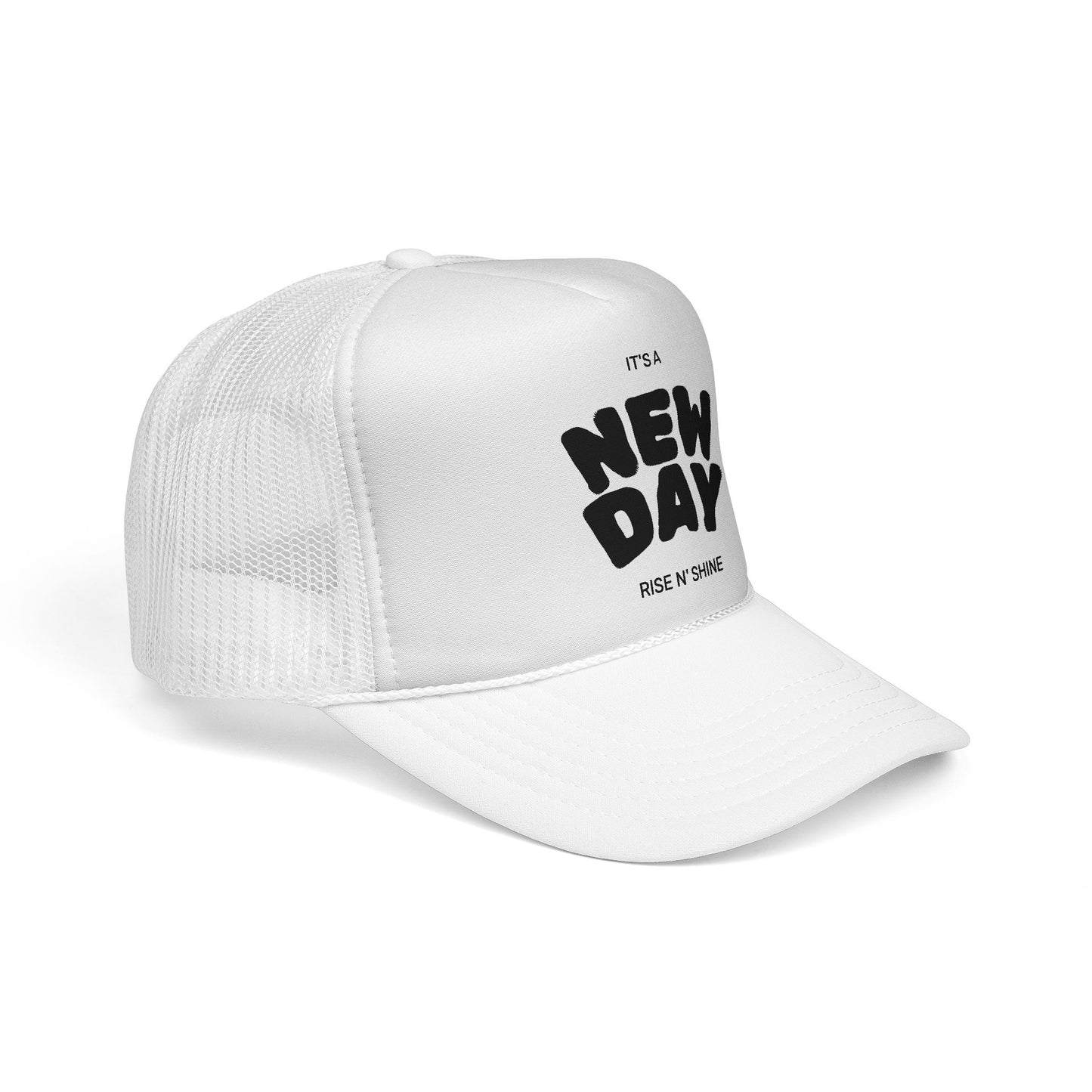 Rise N' Shine Trucker Cap - It's a New Day Hat for Positive Vibes