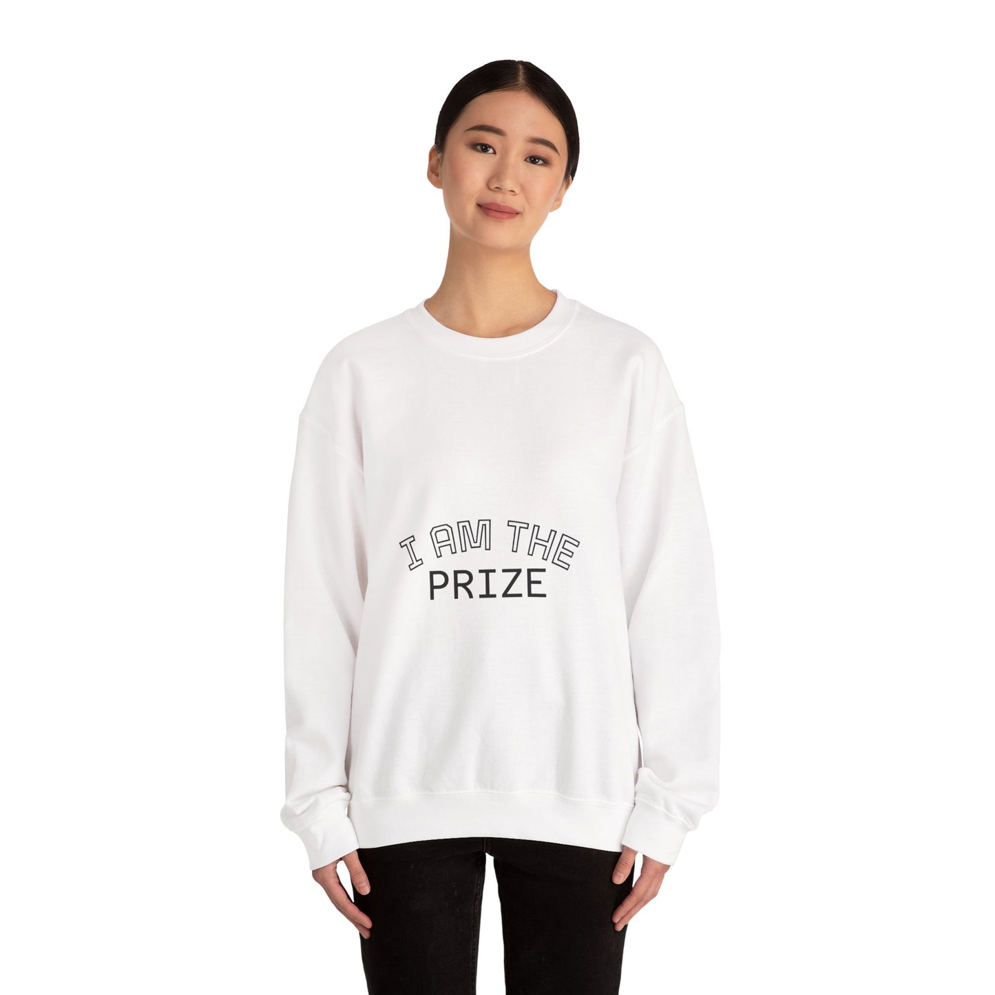 Motivational Unisex Crewneck Sweatshirt - 'I Am The Prize'