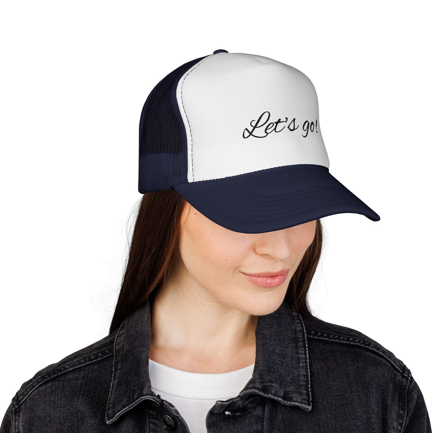 Motivational Trucker Cap - "Let's Go!"