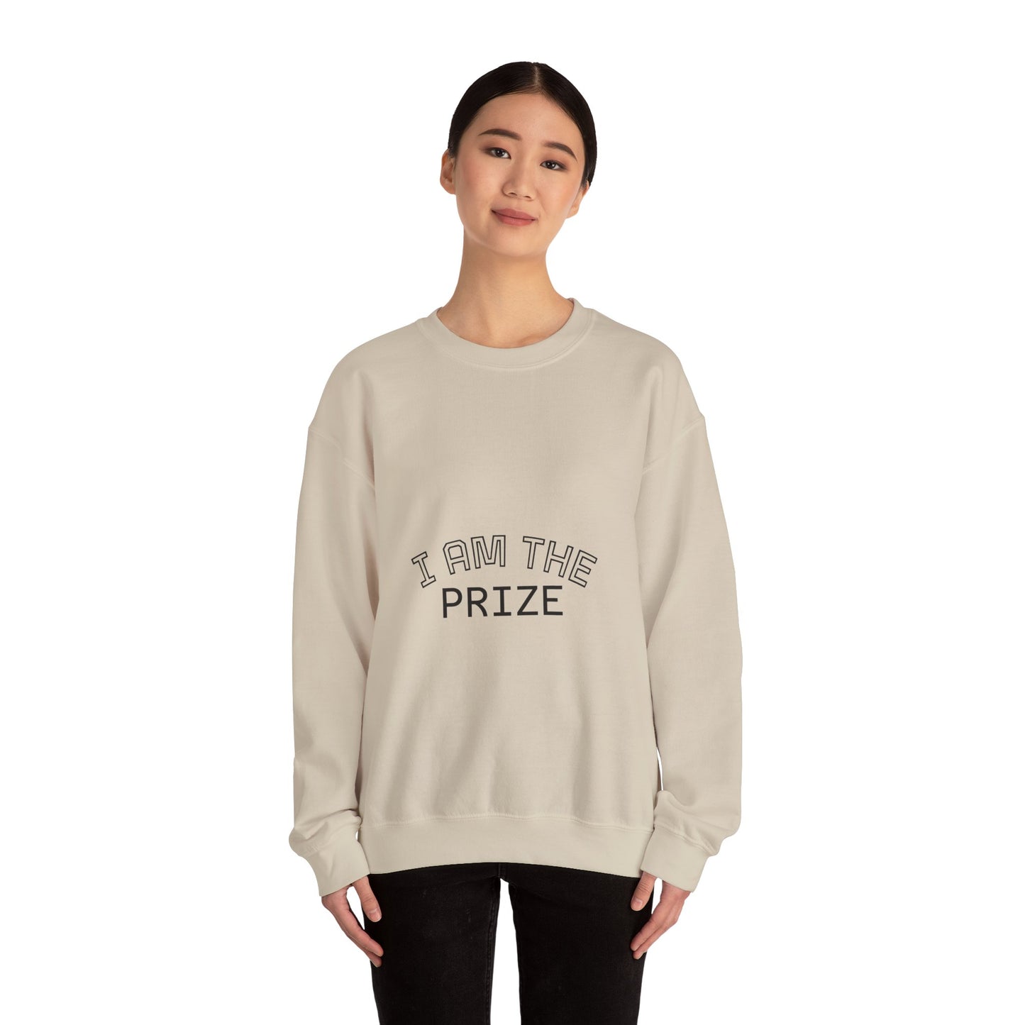 Motivational Unisex Crewneck Sweatshirt - 'I Am The Prize'
